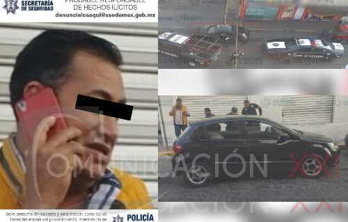 Recuperan en Ocoyoacac, auto robado en Metepec